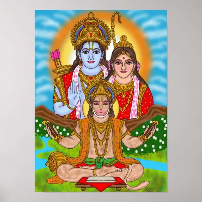 Lord Hanuman Poster (Frente)