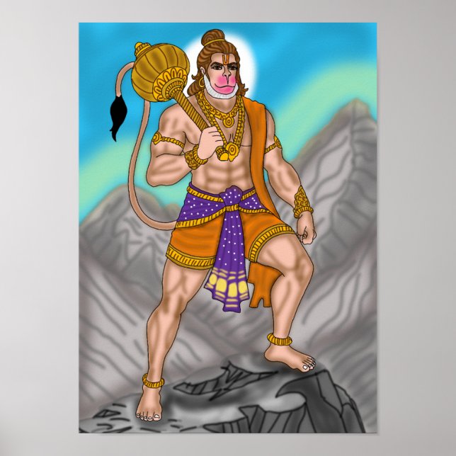 Lord Hanuman Poster (Frente)