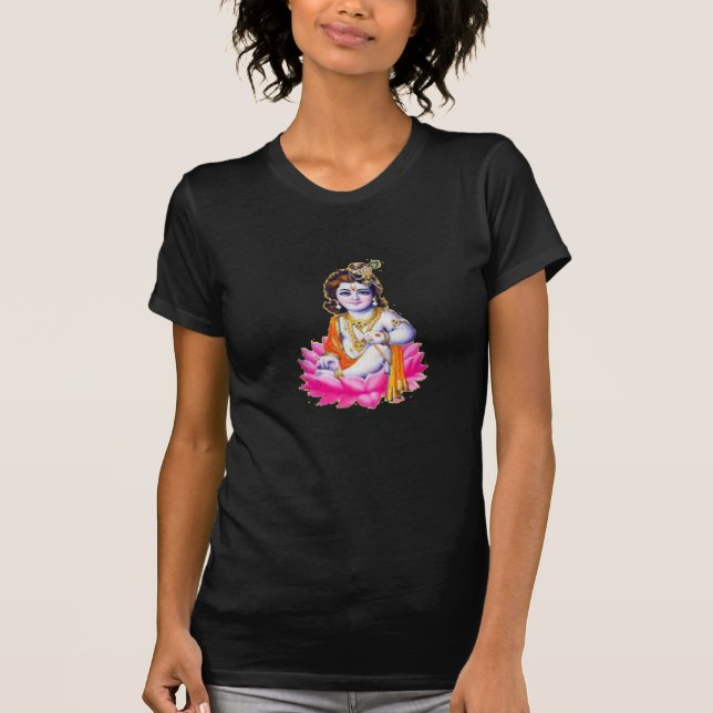 Lord Krishna, camiseta Hindu Deus (Frente)