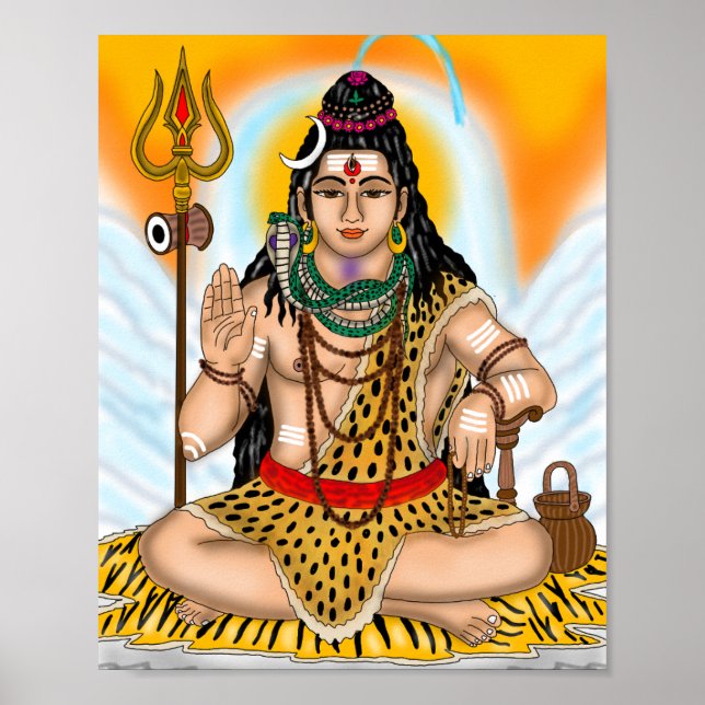 Lord Shiva Poster (Frente)