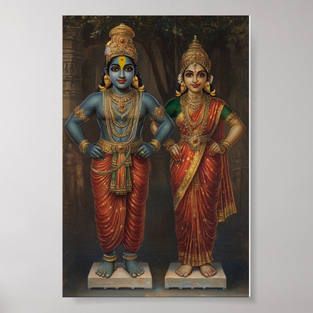Lord Vitthal e Rakhumai Devi Poster (Frente)