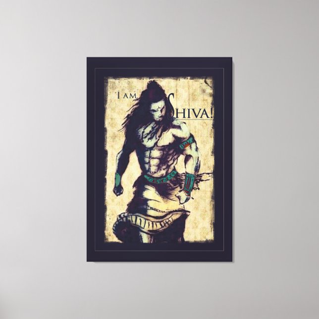 Lorde Shiva - Canvas (Frente)