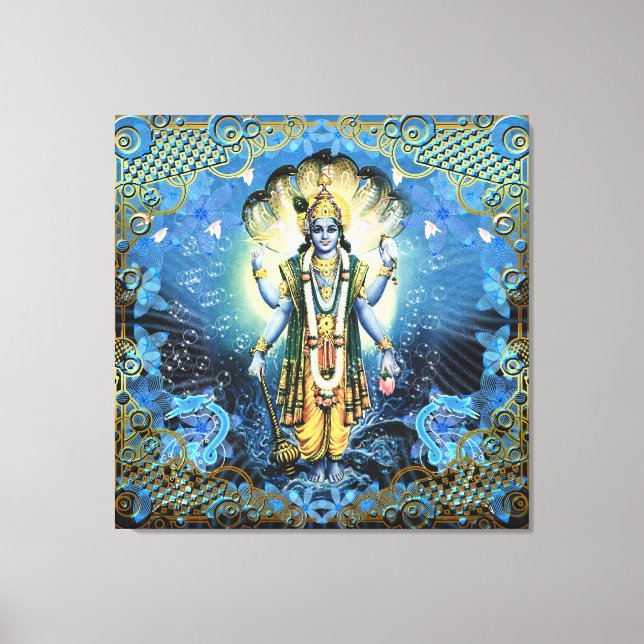 Lorde Vishnu - Canvas (Frente)