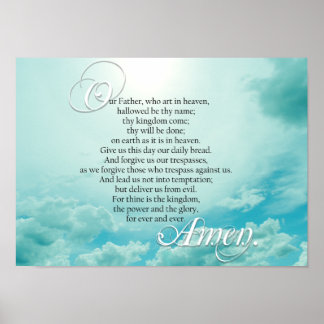 Lordes Oram Poster espiritual cristão