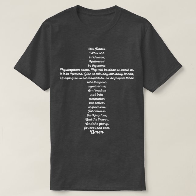 Lordes Reyer Crossby Camisetas Cristãs (Frente do Design)