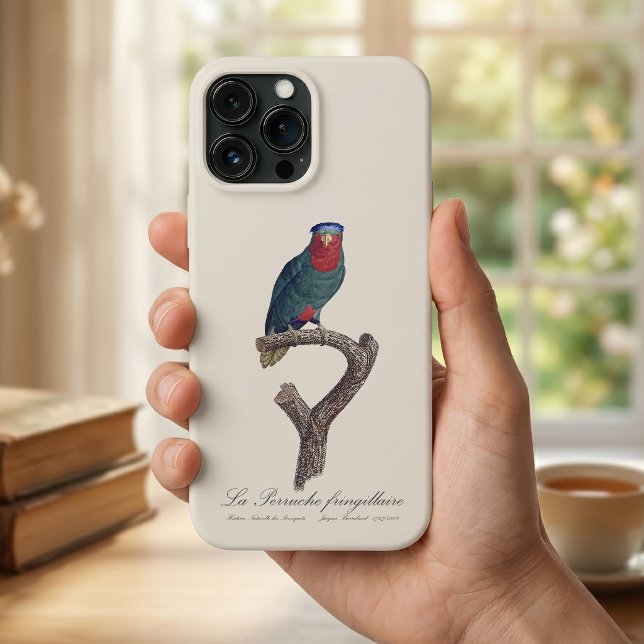 Loriqueut de Coroa Azul, Vini Australis (Blue-Crowned Lorikeet, Vini Australis. iPhone Case)