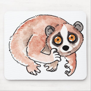 Loris lento Mousepad