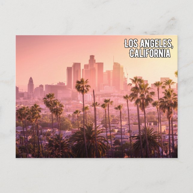 Los angeles california — cartão postal souvenir (Frente)