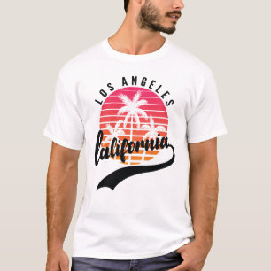 Los Angeles, California Retro Sunset Men's T-Shirt