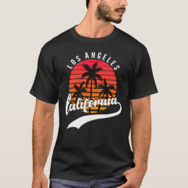 Los Angeles, California Retro Sunset Men's T-Shirt