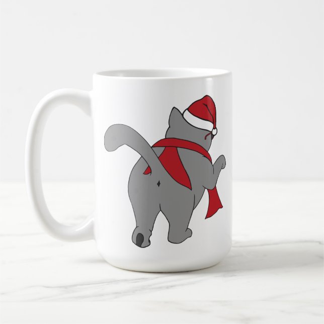 lote do Um-furo dos gatos: Festivo - caneca (Esquerda)