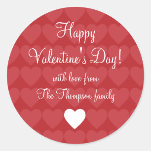 Lotes da etiqueta do presente do amor