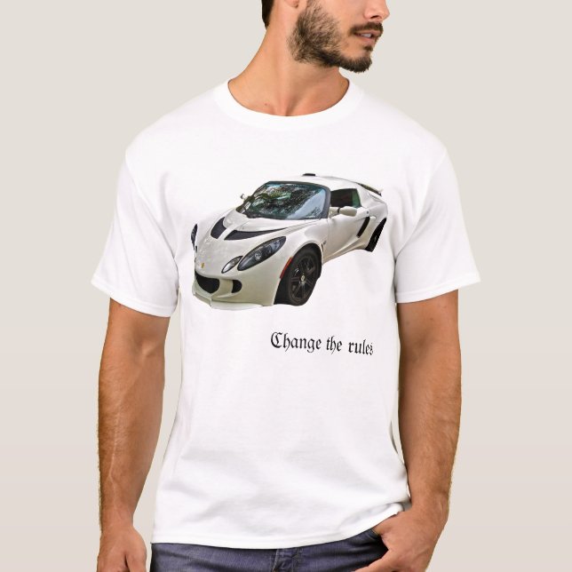 Lotus Exige - mude as regras - t-shirt (Frente)