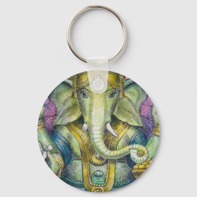 Lotus Ganesha Chaveiro (Frente)