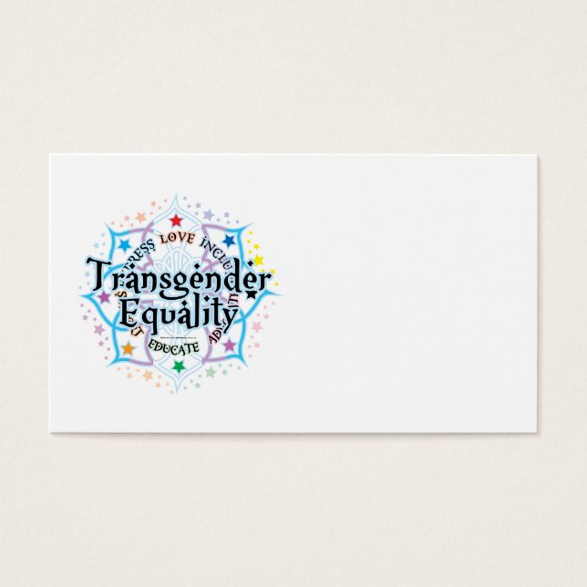 Lótus para igualdade transgênero (Frente)