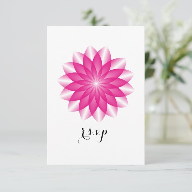 Lótus Radiante RSVP (Em pé/Frente)