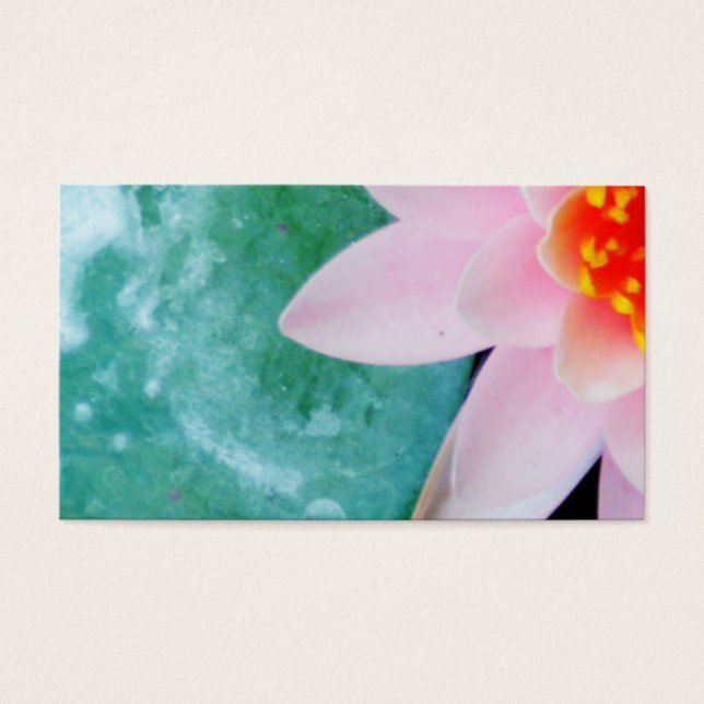 Lótus rosa e laranja (Frente)