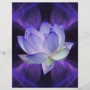 Lotus roxo e geometria sagrada