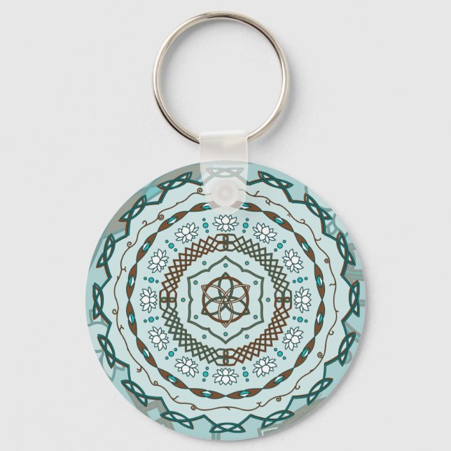Lotus Weave Chaveiro (Frente)