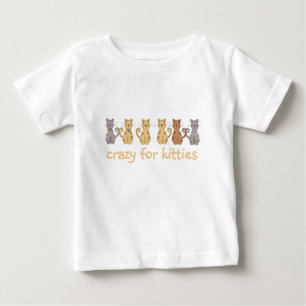 Louco para o camiseta e os presentes dos gatinhos