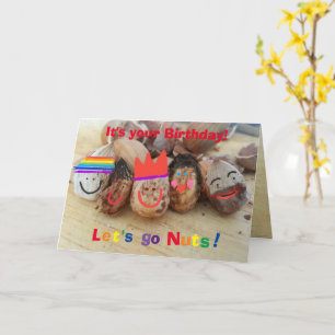 Loucos, é o seu aniversário! - Cartão de aniversár