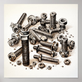 Loucos e Poster de parafusos