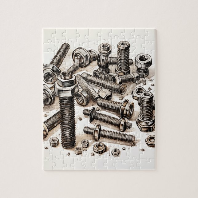 Loucos e Quebra-cabeça de parafusos (Vertical)