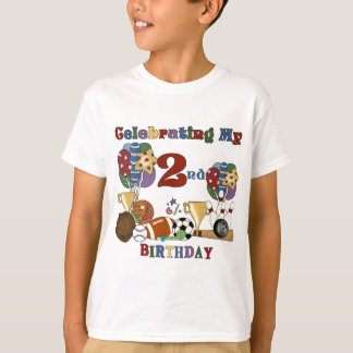 Loucura para T-shirts e segundos aniversários desp