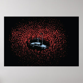 Loucura zombie, belas artes Poster
