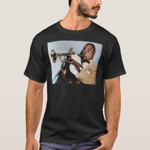 Louis Armstrong, 1953 - Camiseta Clássica Colorida