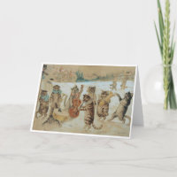 Louis Wain Cat Cartões de agradecimentos