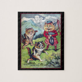 Louis Wain Cats da Escócia Quebra-cabeça