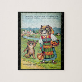 Louis Wain Cats da Itália Quebra-cabeça