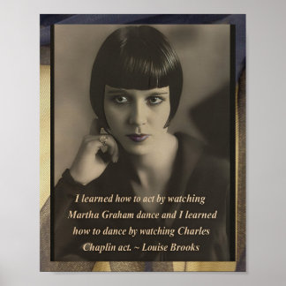 Louise Brooks Vintage - Poster inspirado