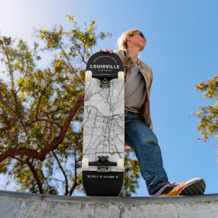 Louisville, skate do mapa da cidade de Kentucky