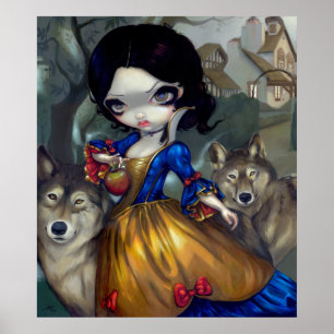 Loup-Garou Blanche Neige IMPRESSÃO ARTÍSTICA Snow 