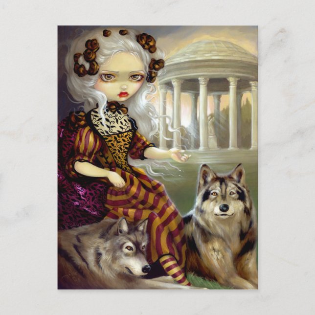 "Loup-Garou:  Le Temple" Cartão postal (Frente)