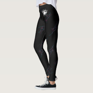 Loura e quebrada - Leggings padrão - Logotipo bra