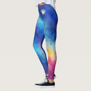 Loura e quebrada - Leggings padrão - Logotipo bran