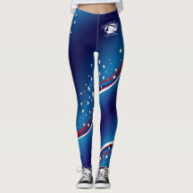 Loura e quebrada - Leggings padrão - Logotipo bran