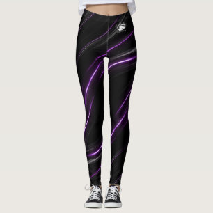 Loura e quebrada - Leggings padrão - Logotipo bran