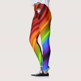 Loura e quebrada - Leggings padrão - Logotipo bran