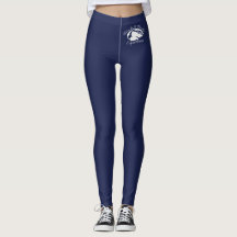 Loura e quebrada - Leggings sólidas - Logotipo bra