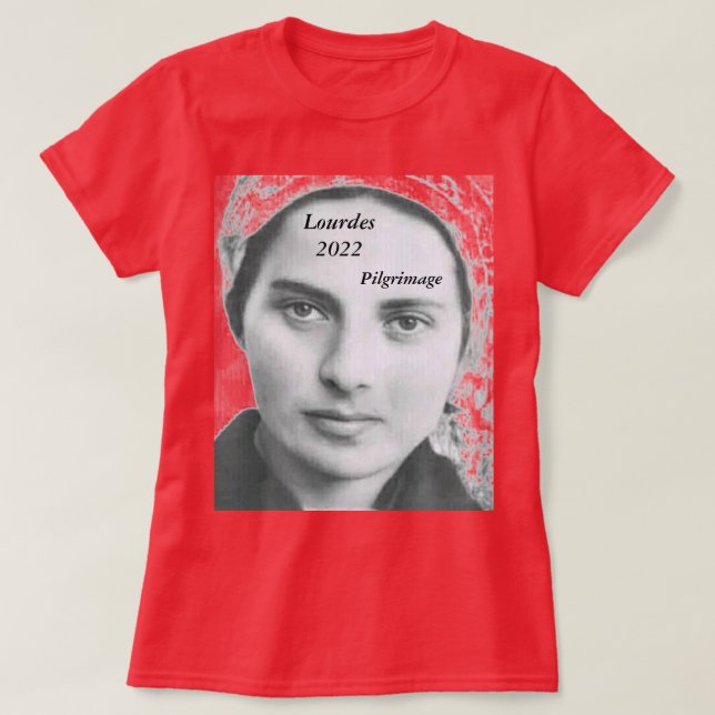 Lourdes 2022 Pilgrimage T-Shirt (Frente do Design)