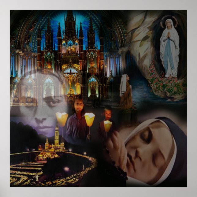 LOURDES COLLAGE POSTER (Frente)
