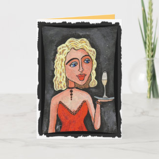 Louro do cocktail - convites de festas/cartão