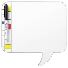 Lousa Mondrian Minimalist Geométrico De Stijl Modern Art