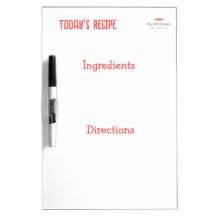 Placa de Apagamento Seco de Receita