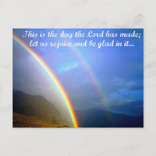 Louvado cartão postal