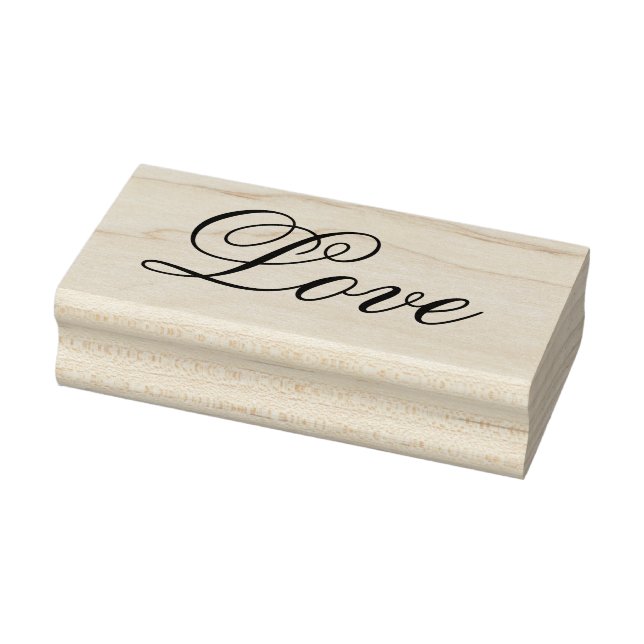 LOVE 1"x2,5" Carimbo de borracha / Flamenga (Carimbo)